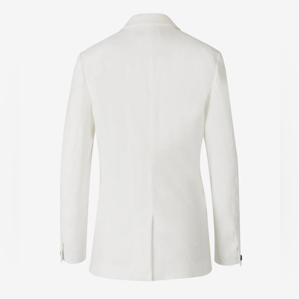 RAG & BONE Andre Linen Blend Blazer White - Picture 5 of 14